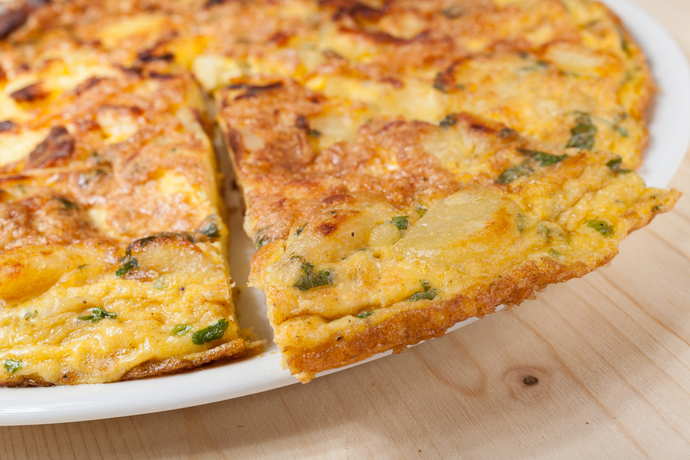Cheese frittata