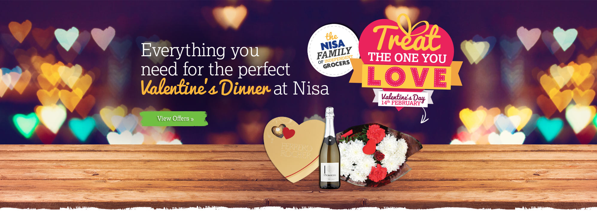 Everything you need for the perfect Valentine's Dinner at Nisa