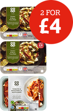 Co-op Pasta Bakes