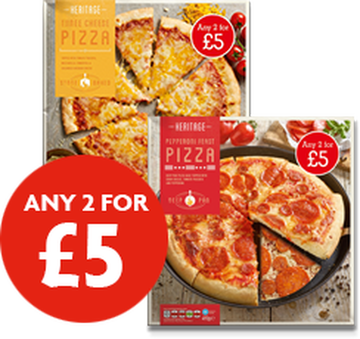 Heritage Pizzas