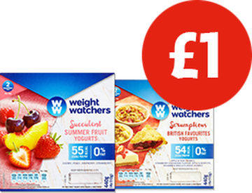Weight Watchers Yogurts