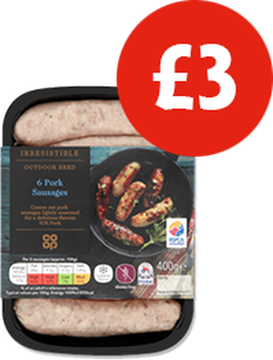 Co-op Sausages
