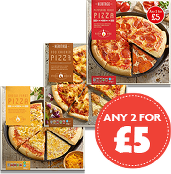 Heritage Pizzas