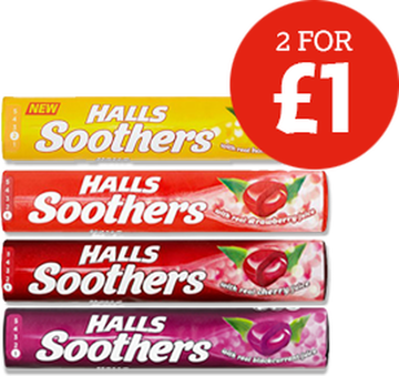 Halls Soothers