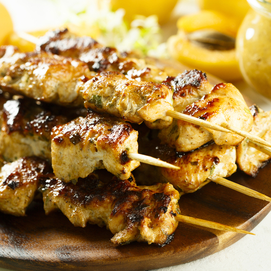 African Apricot Chicken Kebabs Mains Recipe Ideas from Nisa