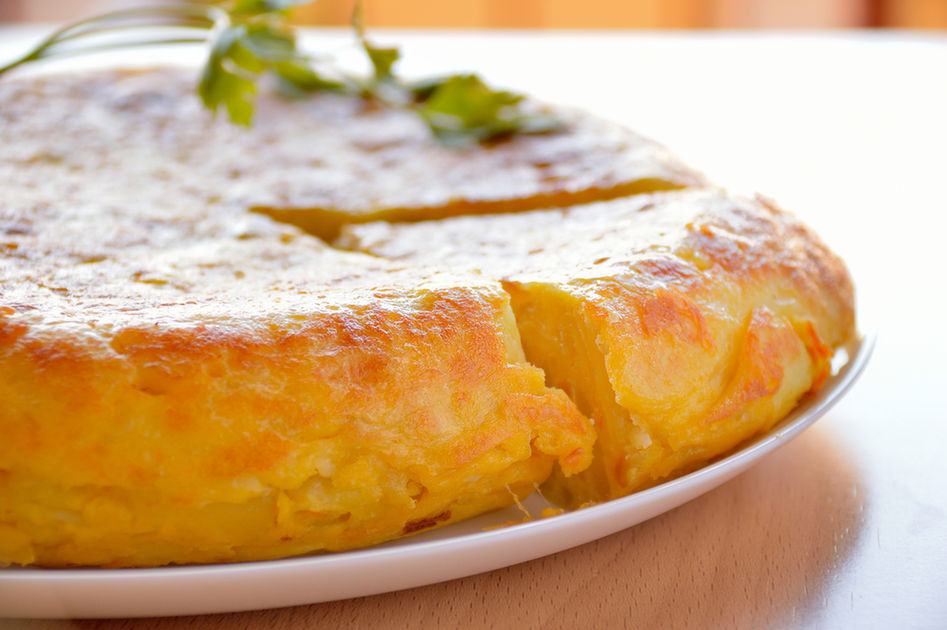 Potato, Spring Onion & Cheese Frittata A Quick and Easy Recipe
